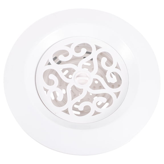 OULII White ABS External Round Vent Cover for Air Supply, 1 Piece, and Easy to Install