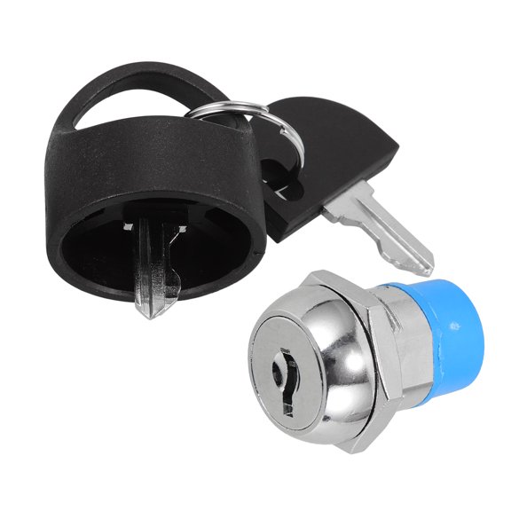 OULII Ignition Switch with Key for Motorcycle Durable Lock Cylinder Replacement for Scooter Atv Start Control