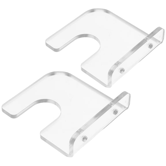 OULII 2Pcs Skateboard Wall Holder Acrylic Mount with Easy Installation for Snowboard