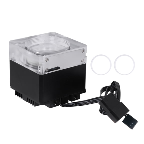 OULII Pc Computer Water Cooling Pump High Flow Stable Performance Black Color