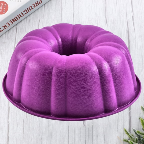 OULII Pumpkin Silicone Baking Mold, Nonstick Cake Pan for Muffin, Cupcake, Chocolate, Gelatin, Soap, Random Color, 1 Pack