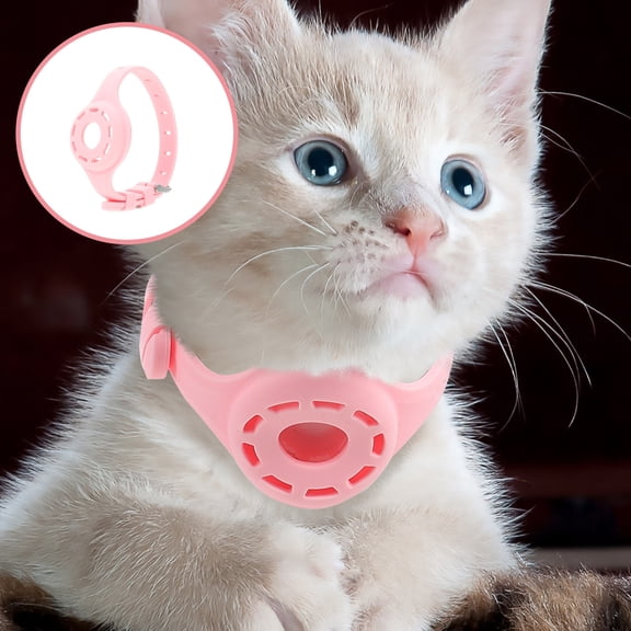 OULII Silicone Protective Cover for Pet Collar Pink Anti Scratch Durable Case