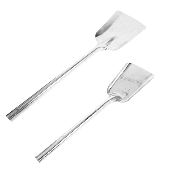 OULII 2-Piece Low Carbon Steel Coal Scoop Set for Fireplace Cleaning and Efficient Maintenance Tools