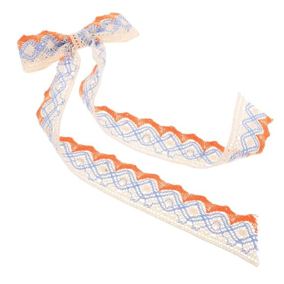 OULII Vintage Bow Hair Clips Bangs Clip Fabric 1Pcs