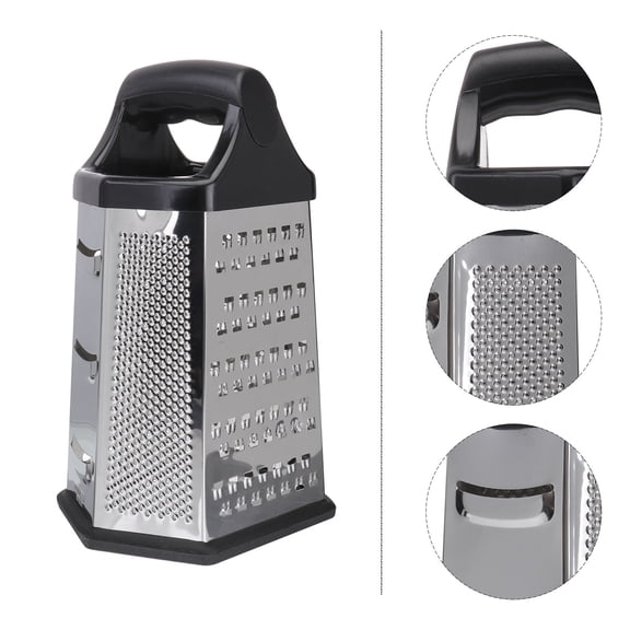OULII Multifunction Stainless Steel Vegetable Cutter Six Sided Grater for Kitchen Use