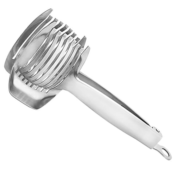 OULII Stainless Steel Vegetable Slicer with Ergonomic Handle, Kitchen Cutting Tool for Household Use, 1 Piece