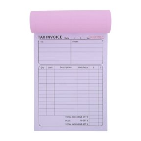OULII Business Order Pads with Export-Ready Invoice Forms for Small Business, Retail, and Office Use