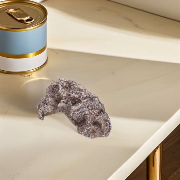 OULII Rock Animal Hide Reptile Cave Hide Natural Habitat Simulation Light Brown Color 1 Set