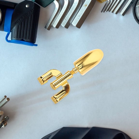 OULII Golden Metal Drum Lug Accessory for Snare and Bass Drums with Quick Installation and Sturdy Locking