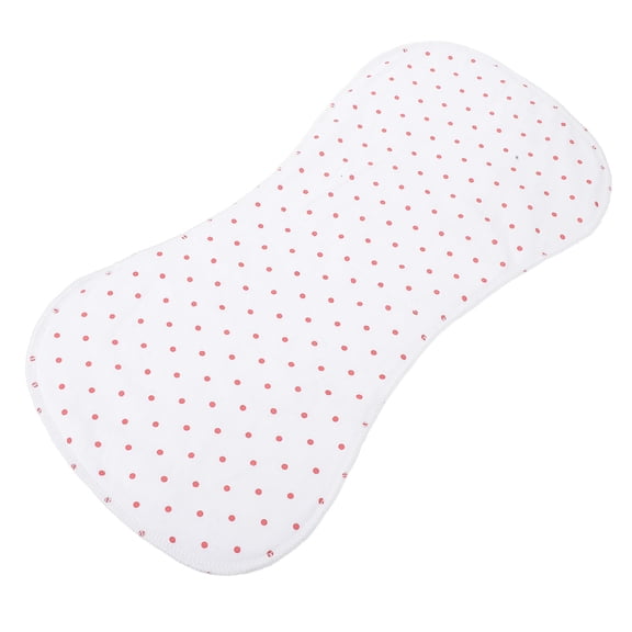 OULII Soft Cotton Baby Burp Cloths for Boys and Girls Highly Absorbent and Versatile White Wash Cloths for Baby 12x21 Inches