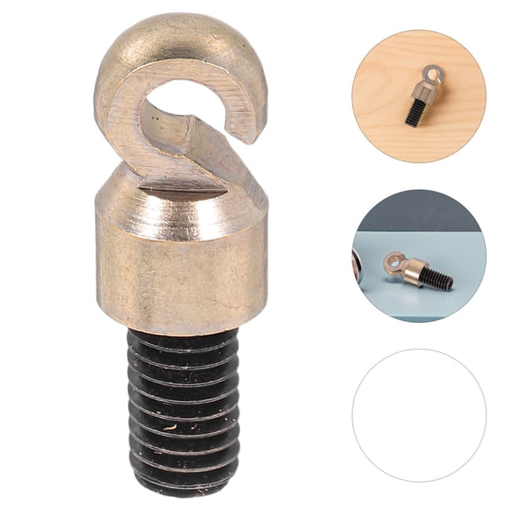 OULII Easy to Operate Golden Clock Weight Shell Hook for Vintage Grandfather Clock Restoration