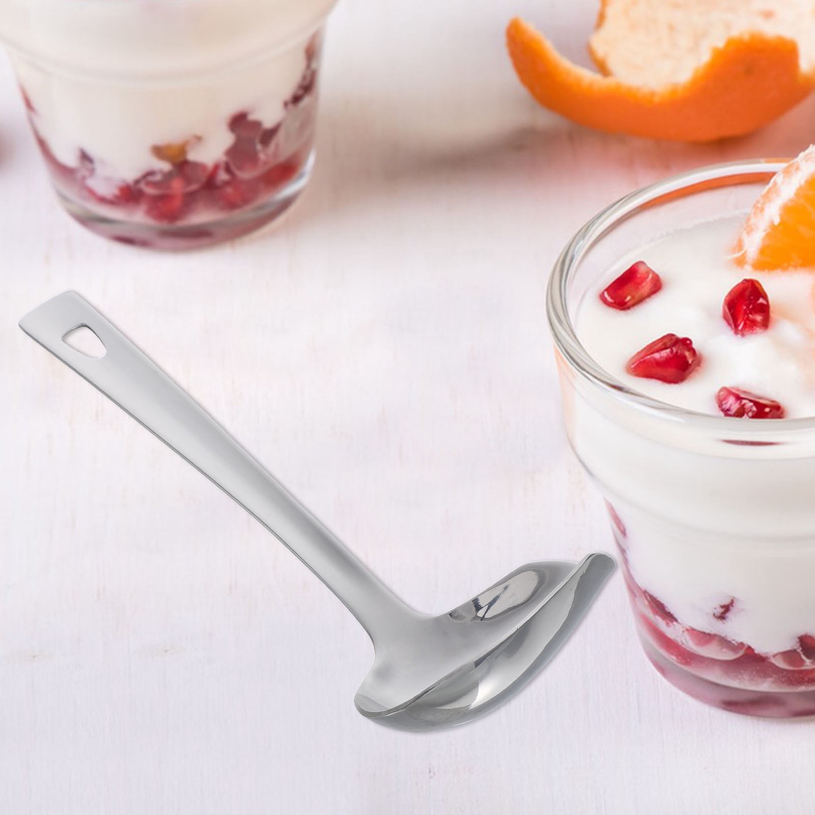 Loaded Spoon OULII Stainless Steel Gravy Ladle Spoon for Serving Sauce, Soup, Salad ...