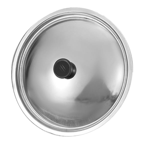 OULII Plated Silver Stainless Steel Lid for Pots and Skillets with Wear Resistant Design