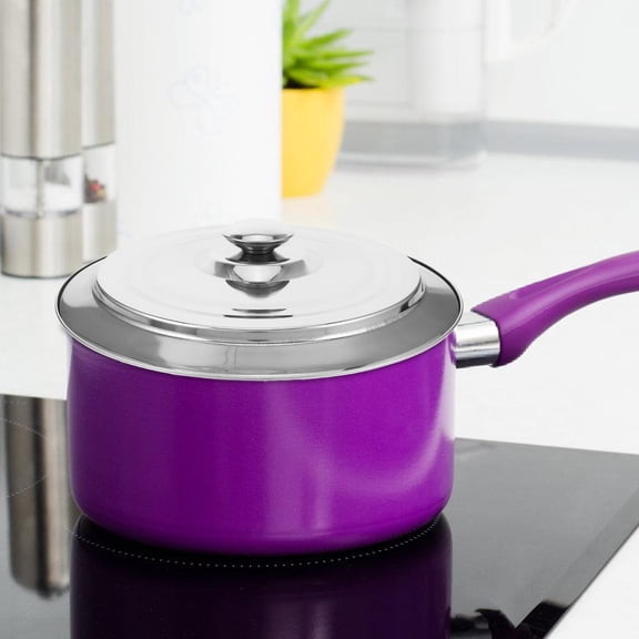 OULII Stainless Steel Pot Lid Universal Cover for Kitchen Saucepan and Small Pan in Plated Silver