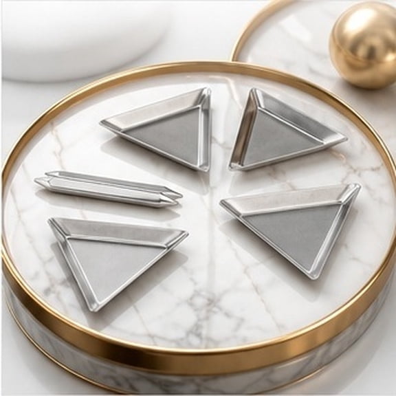 OULII Stainless Steel Small Weigh Boat Tray for Jewelry and Powder