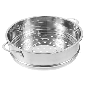 OULII Stainless Steel Reusable Steamer Set for Home Cooking - Steaming Cookware 1 Set
