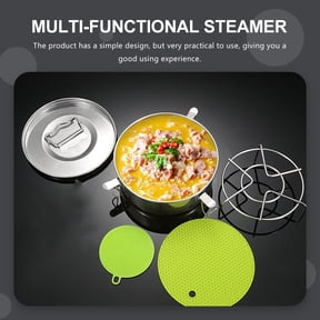 OULII Premium Stainless Steel Steamer Cookware for Household Kitchen Multi Functional Use