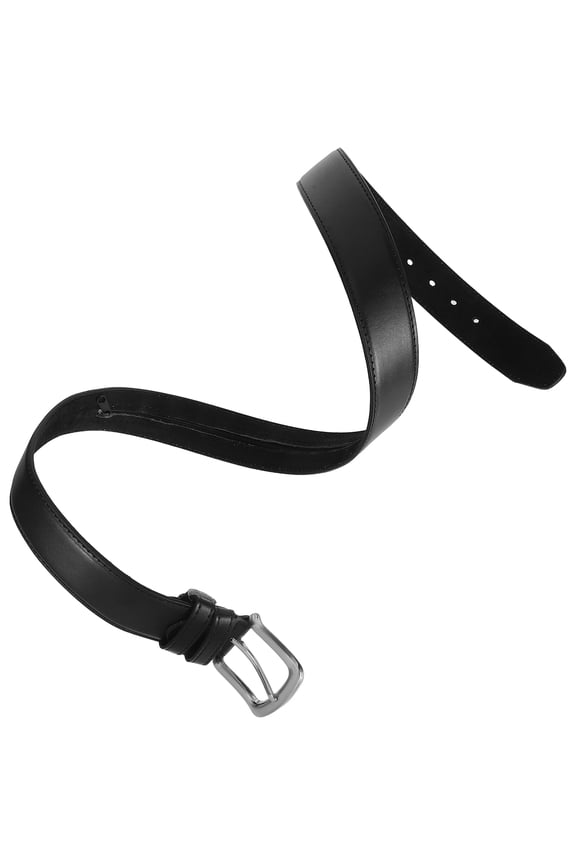 Mens Travel Belt with Concealed Pockets Secure PU Money Belt Black