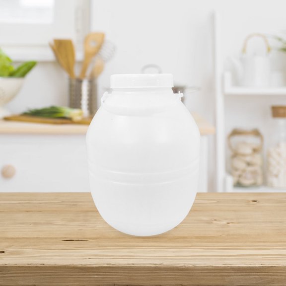 OULII Storage Containers White HDPE Airtight Design for Kitchen Organization 1Pcs