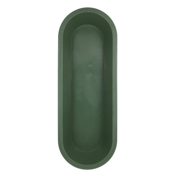 OULII Cattle Feed Trough Livestock Feeding Bowl Olive Green 1Pack