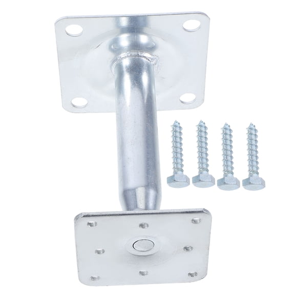 OULII Telescoping Floor Jack Lifting Pole Plated Silver with Strong Load Capacity and Quick Setup