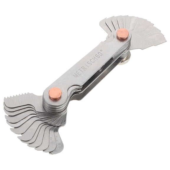 OULII Thread Gauge Inch Metric Made of Stainless Steel for Accurate Thread Pitch Measurement with Easy Reading