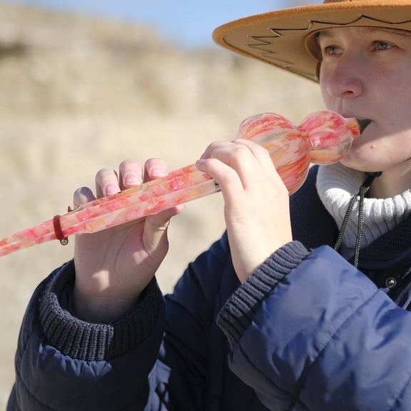 OULII Hulusi Flute C Key Traditional Chinese Musical Instrument