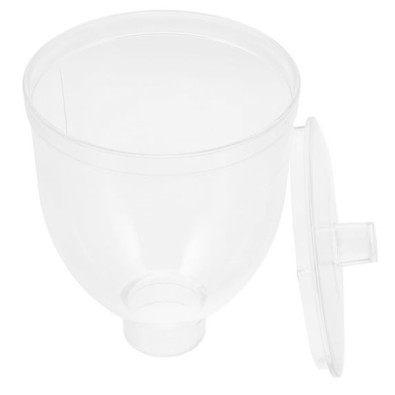 OULII Transparent AntiJumping Coffee Bean Bin for Daily Use Plastic Compatible with Coffee Grinders 16 oz