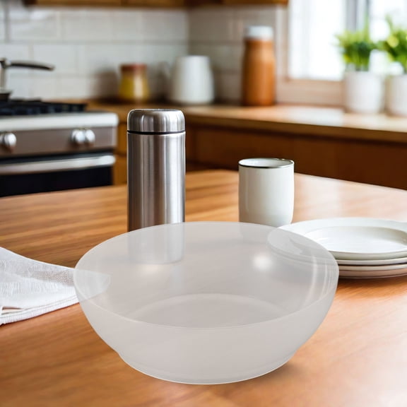 OULII Round Transparent Plastic Baking Scale Pan Designed for Accurate Cake Making and Cooking