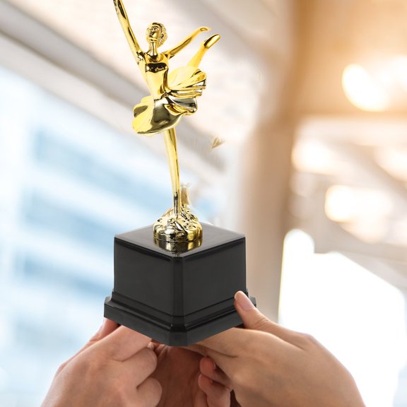 OULII Plastic Trophy for Adults - 1 Piece Award Prize Symbol for Recognition and Achievement