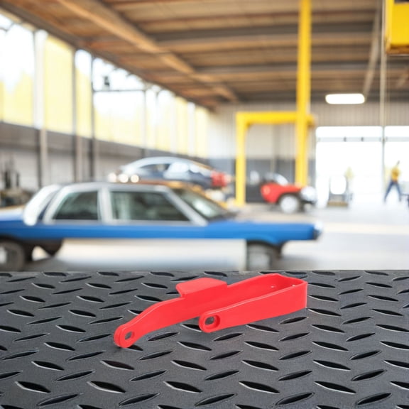 OULII Durable Red Motorcycle Chain Guide Slider for Swingarm Protection and Easy Tool-Free Installation