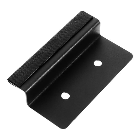 OULII Cabinet Foot Pull, Black Metal, Sleek Design, Easy Installation, for Home