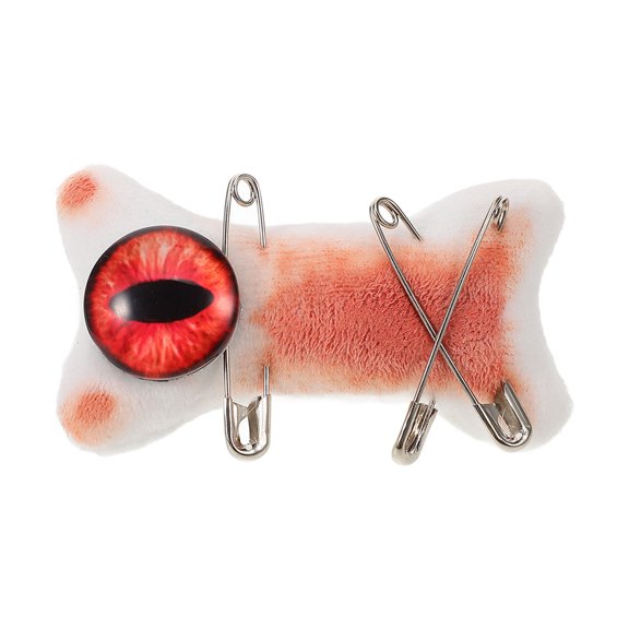 OULII Small Hair Clip Brooch Pin Multi 1Pcs 3.5*2*1in Clothing Decoration for Party and Cosplay