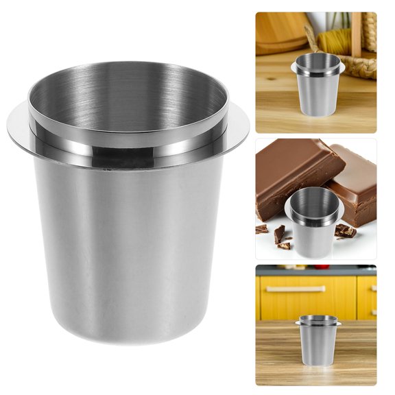 OULII Universal Coffee Machine Handle Dosing Cup Stainless Steel Coffee Powder Feeder