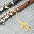 thumbnail image 1 of OULII Metal Saxophone Music Clip Golden Foldable Lightweight Sheet Holder for Marching Band Use, 1 of 8