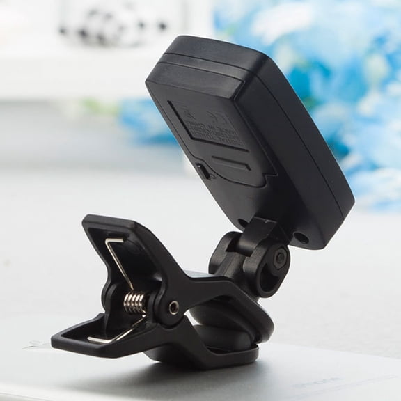 OULII Universal Multiple Use Guitar Tuner with 3 Color Adjustment State Indicator Black