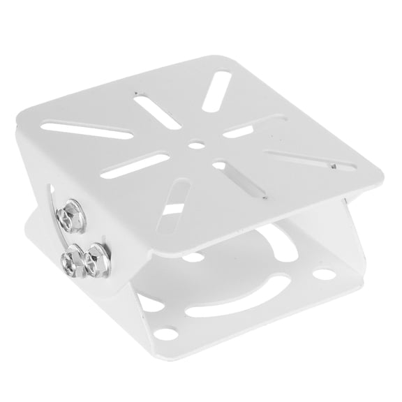 OULII Universal White Camera Wall Mount Bracket with Multi Angle Adjustment and Steel Construction