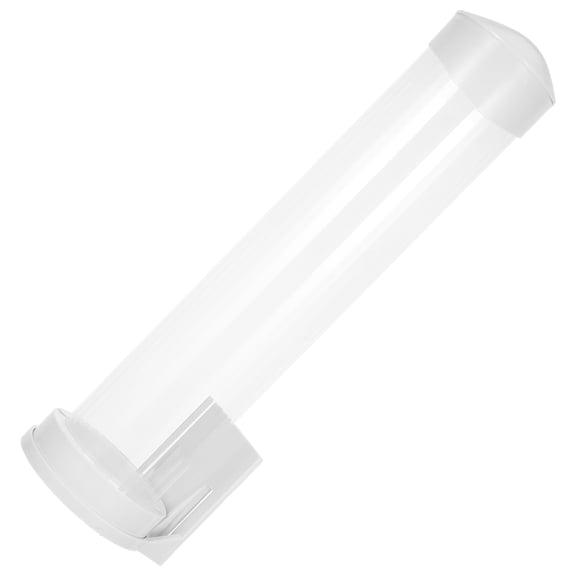 OULII Universal White Plastic Ice Cream Cone Storage Dispenser Stand for Practical Desktop Use