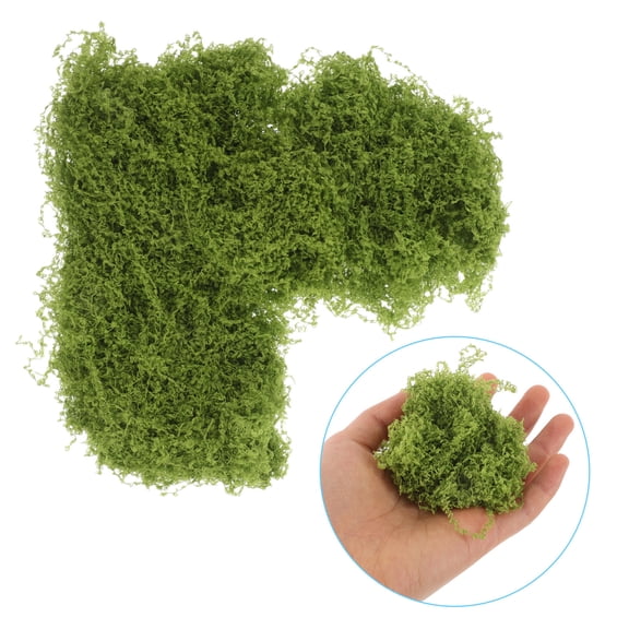 OULII Versatile Artificial Moss Lawn Light Green for Fairy Gardens and Indoor Planters
