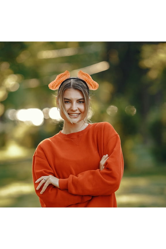 Versatile Khaki Peanut Hair Band Lightweight Funny Headband for Party and Photo Props