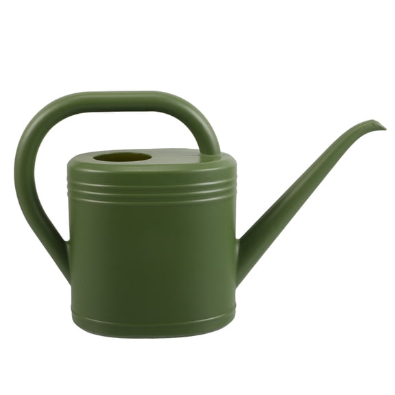 OULII Green Plastic Watering Pot for Outdoor Plants and Indoor Gardening