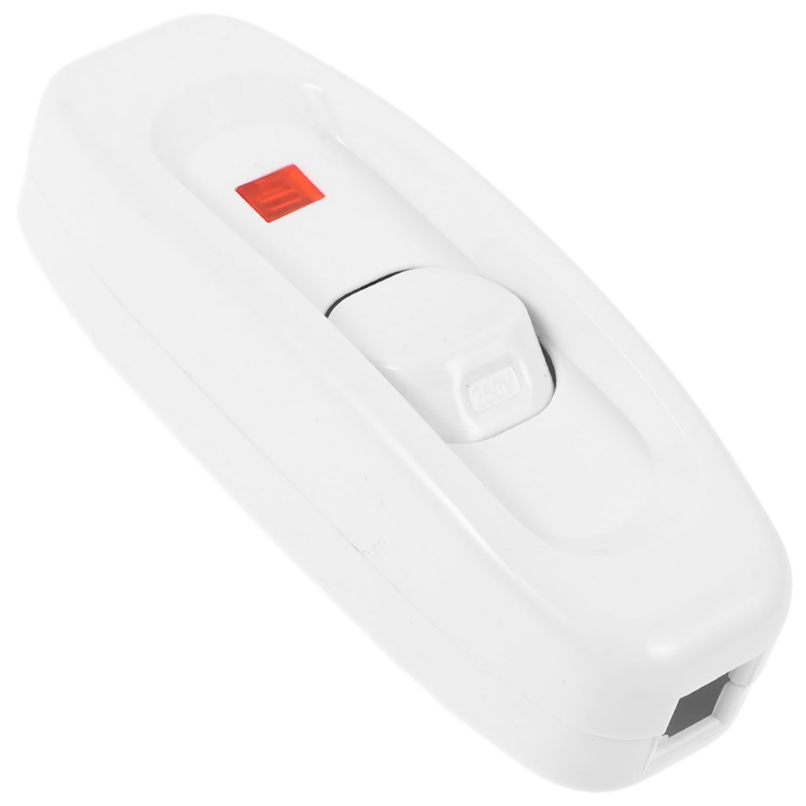 OULII Vintage White Bedside Lamp Switch with Indicator Light Classic ...