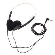 OULII Vintage Over-Ear Headphones, Black PVC, 80S 90S Retro Design, Clear Vocals