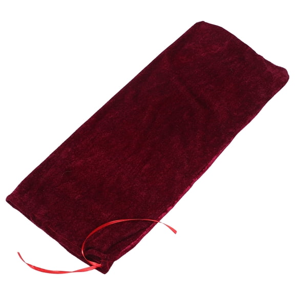 OULII Dust Protection Fabric Violin Cover with Plush Lining Dark Red 1Pack