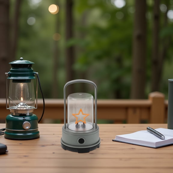 OULII Rechargeable Outdoor Tent Lantern with Compact Lightweight Design and Dual Function USB Charging for Camping