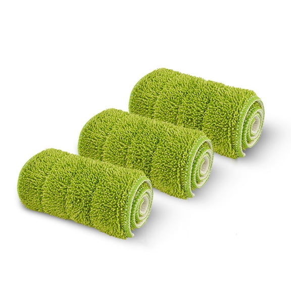 OULII Green Microfiber Wet & Dry Sweeper Mop for Office Floors, 1 Set, Easy to Use and Highly Efficient Cleaning Tool