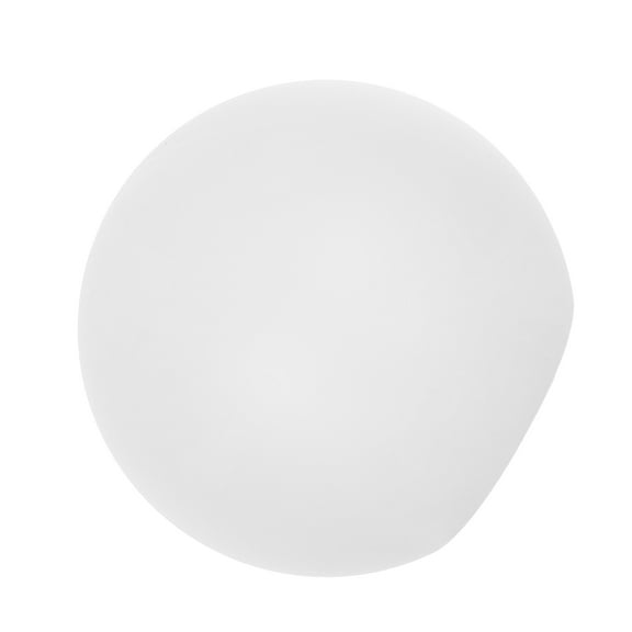 OULII White Plastic Globe Lampshade Diffuser for Pendant and Floor Lamps with Enhanced Light Diffusion