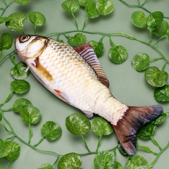 OULII  Pet Teaser, Khaki Electric Fish, Mental and Physical Stimulation