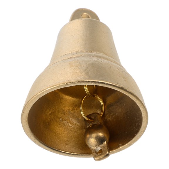 OULII Retro Brass Bell Ornament for Door Decoration Wind Chimes and Festive Use