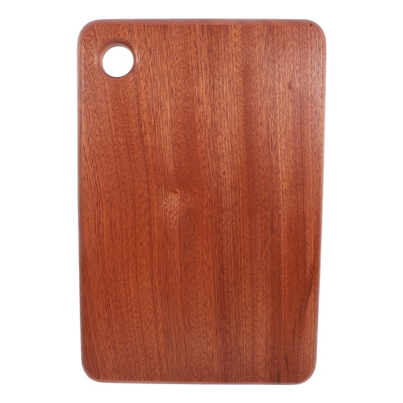 OULII Wood Cheese Board Rectangular Light Brown Serving Plate For Food Preparation 1Pack